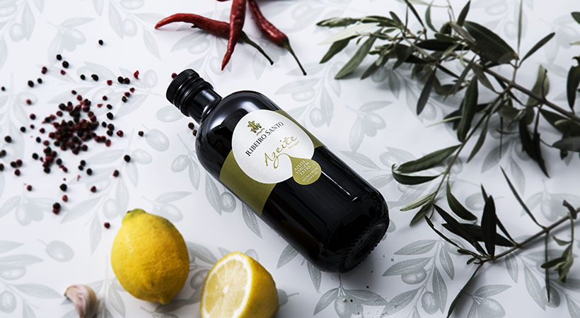 Olive oil label Design