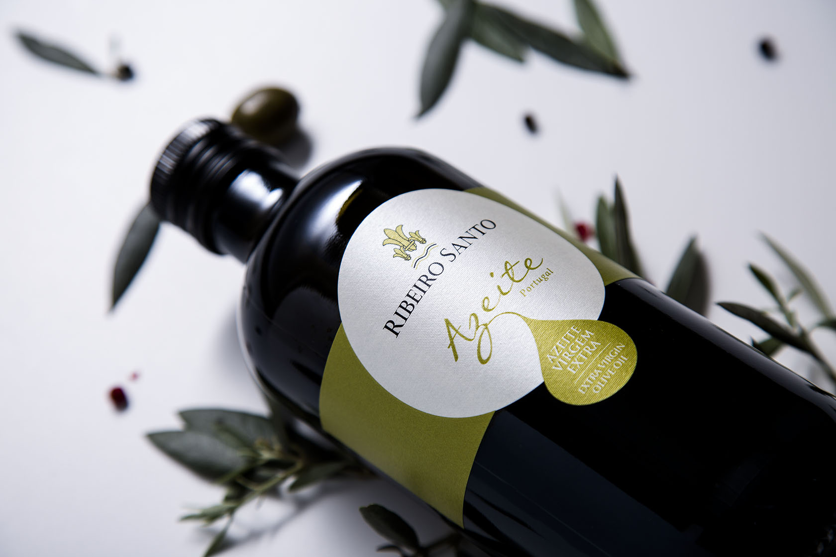 Olive oil label Design